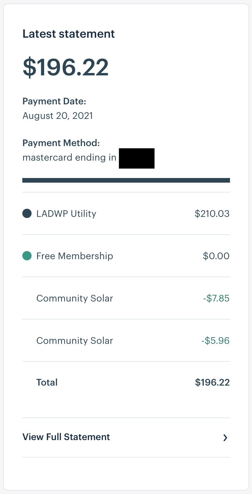 Arcadia community solar savings